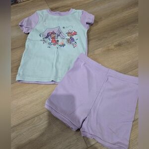 Kids Pajamas Set - Light Purple and Mint